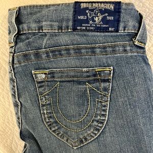 Authentic True Religion low rise skinny jeans